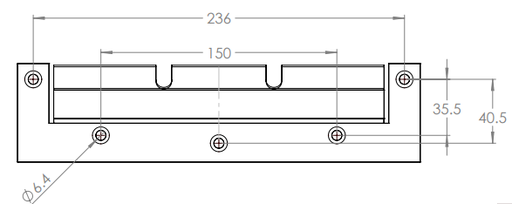 [PMP245000BRACKET] Wall bracket for fixing Phoenix Multi 24/5000