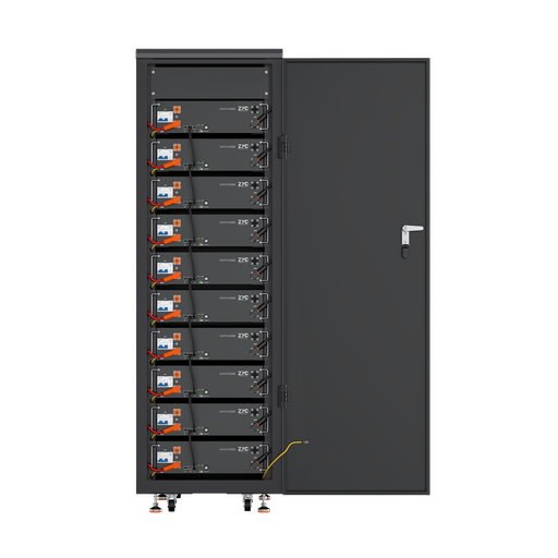 [SIMPO_Cabinet10F] ZYC SIMPO Armoire précâblée pour 10 pcs. SIMPO5000 avec jeu de barres 1000A et 7 porte-fusibles