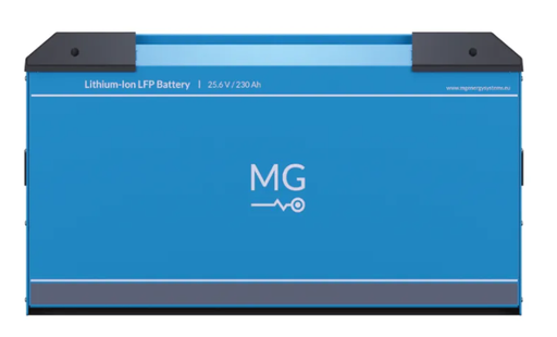 [MGLFP243230] MG Energy Lithium-Ion LFP 25,6V 230Ah 5,8kWh IP65 M12 CAN-Bus