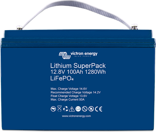 [BAT512110712] Victron Lithium SuperPack 12,8V/100Ah-a (M8)