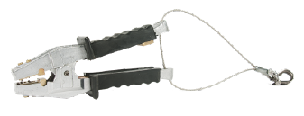 [CL1] Earthing clamp, large, aluminium, with M connector